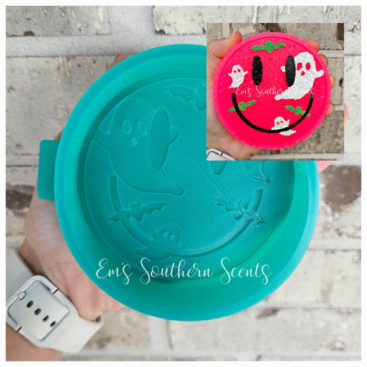 Ghost and Bat Smiley