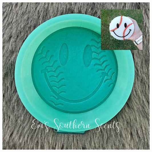 Smiley Baseball Mold