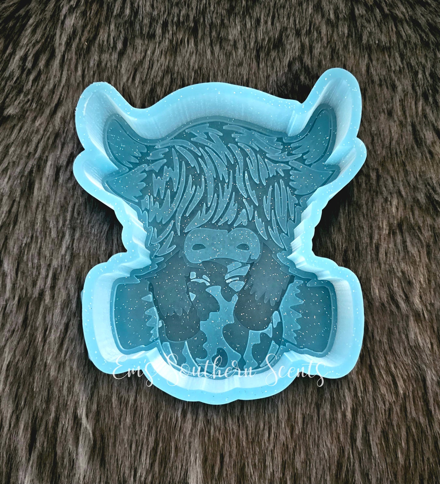 Fall Highland Cow Pumpkin Mold