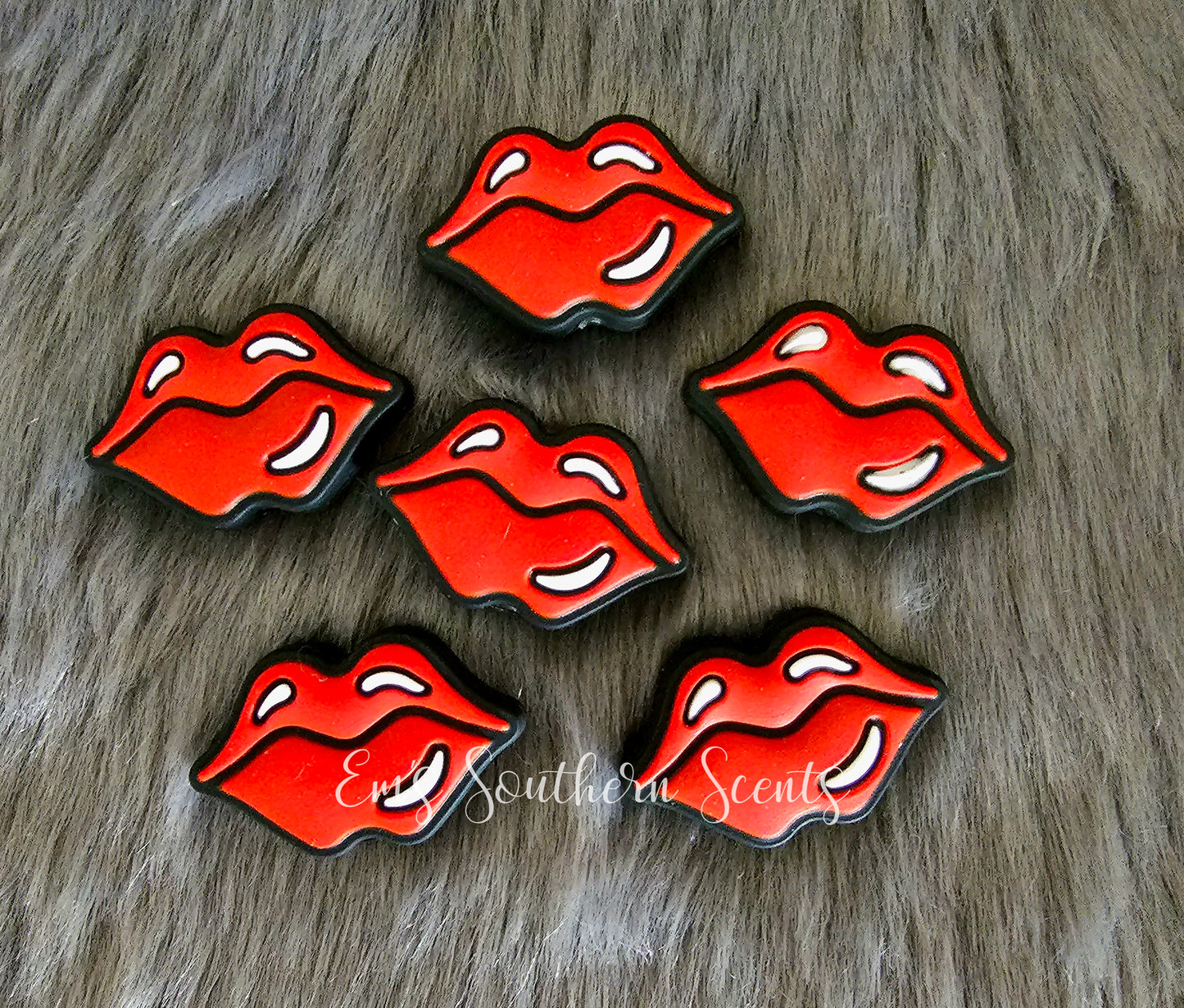 Lip Silicone Focal Bead