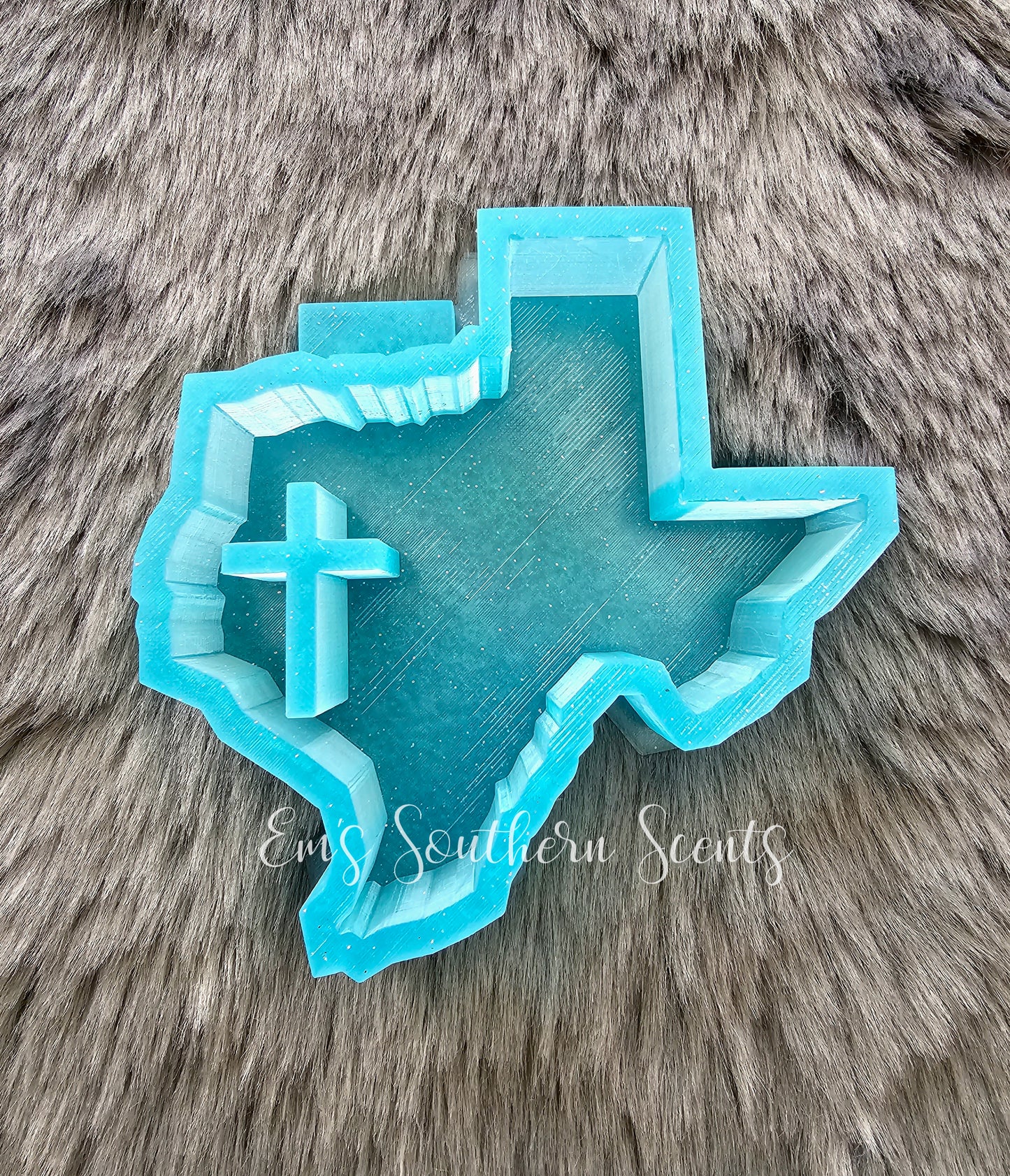 Texas with Cross Cut Out Mold