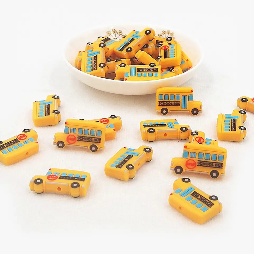 Bus Silicone Focal Bead