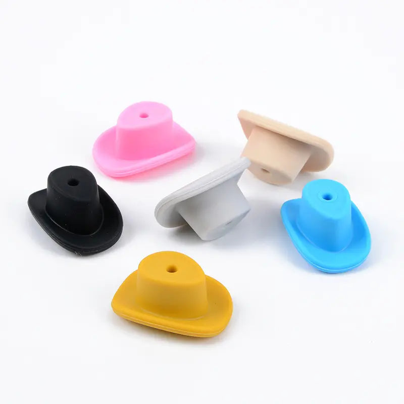 Hat Silicone Focal Bead