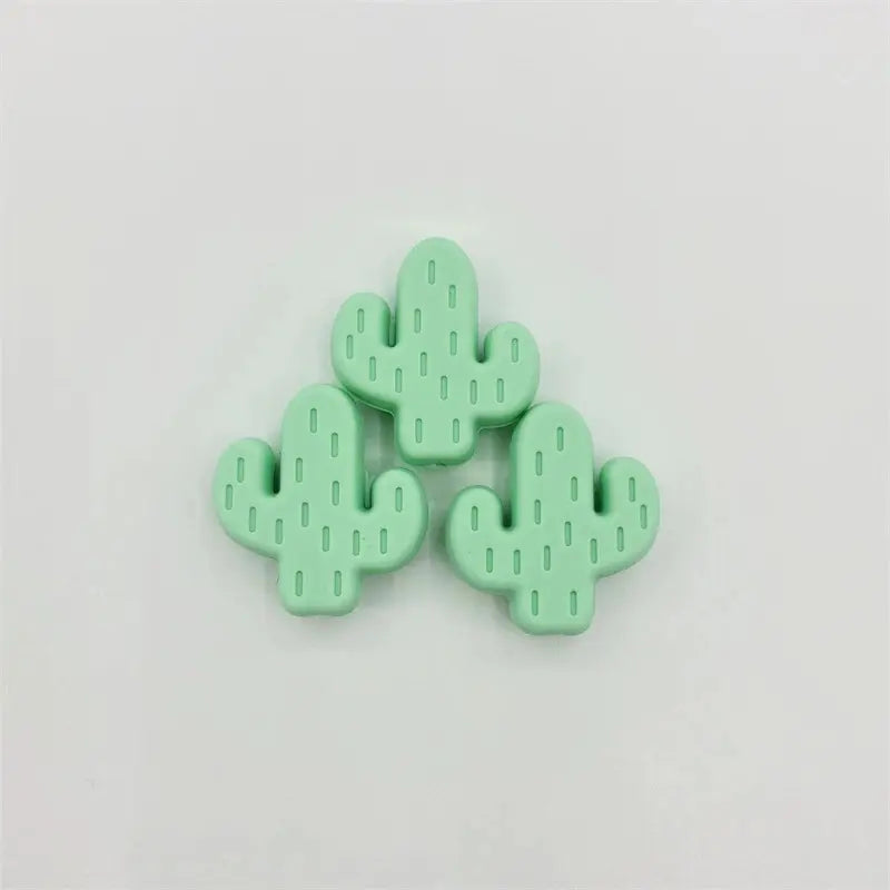 Cactus Silicone Focal Bead